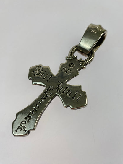 【中古品】【メンズ】 BILL WALL LEATHER ビルウォールレザー 2006 XXLCROSS PENDANT TOP ダブルエックスエル クロス ペンダント トップ 192-260621-em-11-min カラー：シルバー 万代Net店