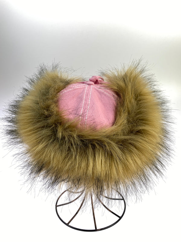 【中古品】【レディース】 SUPREME シュプリーム 25AW ×TRUE RELIGION EARFLAP トゥルー レリジョン イアーフラップ 帽子 キャップ 185-260627-hu-12-min サイズ：S/M カラー：ピンク 万代Net店