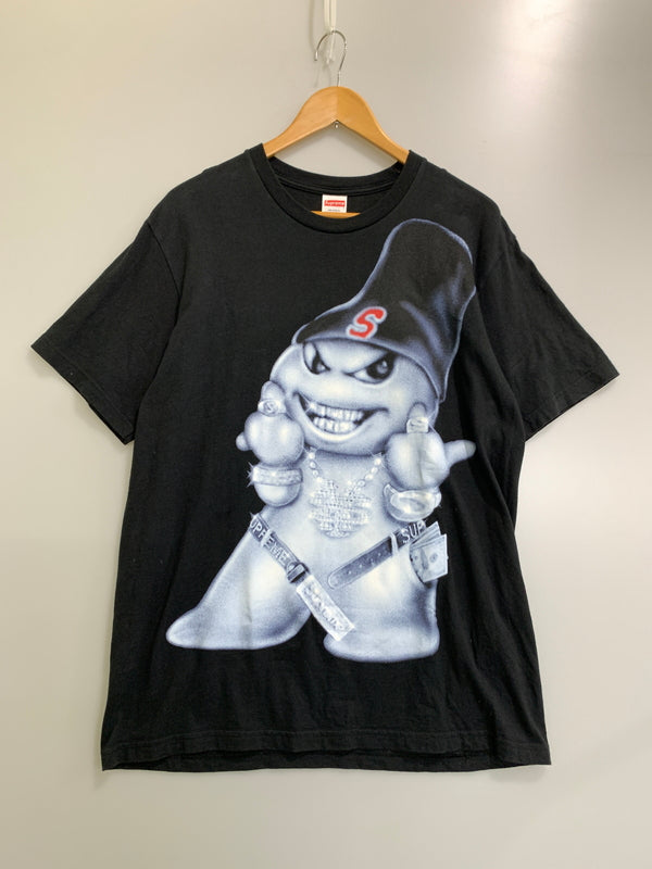 【中古品】【メンズ】 SUPREME シュプリーム 25AW SNOEMAN TEE スノーマン ティー メンズ 半袖 プリント Tシャツ 142-260621-hu-23-min サイズ：M カラー：ブラック 万代Net店