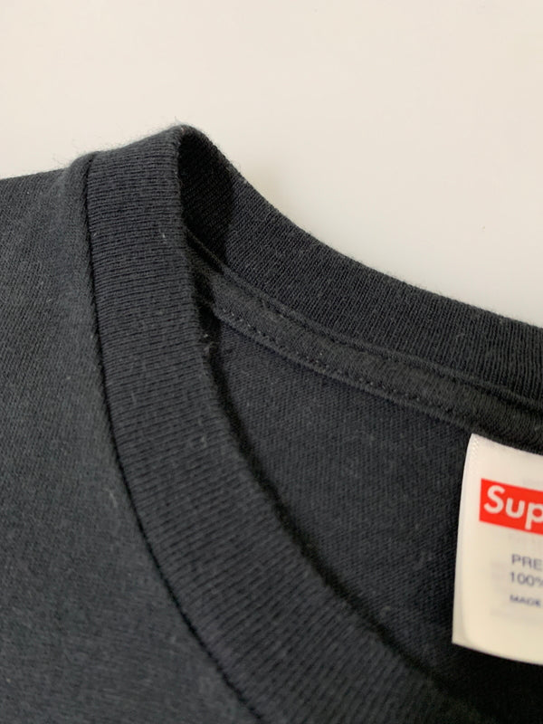 【中古品】【メンズ】 SUPREME シュプリーム 25AW SNOEMAN TEE スノーマン ティー メンズ 半袖 プリント Tシャツ 142-260621-hu-23-min サイズ：M カラー：ブラック 万代Net店