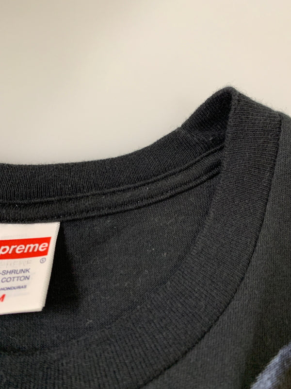 【中古品】【メンズ】 SUPREME シュプリーム 25AW SNOEMAN TEE スノーマン ティー メンズ 半袖 プリント Tシャツ 142-260621-hu-23-min サイズ：M カラー：ブラック 万代Net店