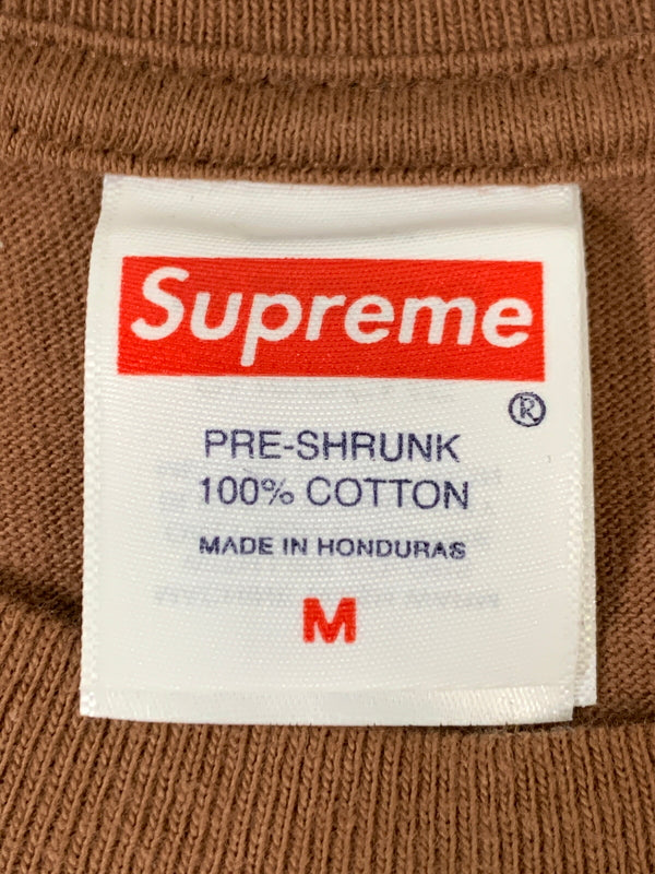 【現状渡し品】【メンズ】 SUPREME シュプリーム 25AW SNOEMAN TEE スノーマン ティー メンズ 半袖 プリント Tシャツ 142-260621-hu-24-min サイズ：M カラー：ブラウン 万代Net店