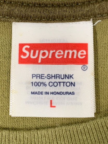 【中古品】【メンズ】 SUPREME シュプリーム SKULL CAMO TEE スカル カモ ティー メンズ 半袖 142-260621-hu-21-min サイズ：L カラー：グリーン系（カモ） 万代Net店