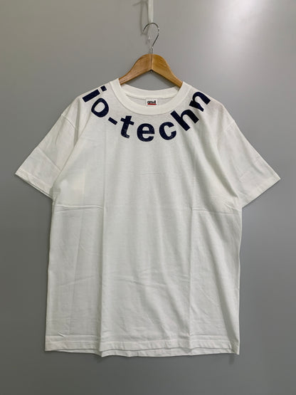 【中古品】【メンズ】 AUDIO TECHNICA オーディオテクニカ 90S ADVERTISING TEE 90年代 アドバタイジング ティー メンズ 半袖 プリント Tシャツ 146-260621-hu-07-min サイズ：L カラー：ホワイト 万代Net店