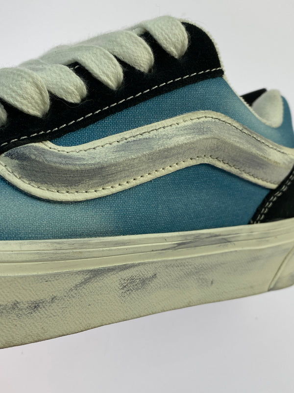 【中古品】【メンズ】 VANS バンズ KNU SKOOL WAVE WASH VN000CRPJCN ニュースクール ウェーブウォッシュ メンズ スニーカー メンズ 靴 シューズ 163-260621-em-07-min サイズ：26.0cm カラー：BLUESTONE 万代Net店