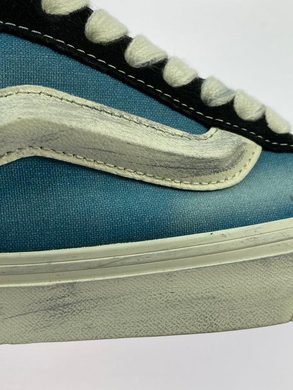 【中古品】【メンズ】 VANS バンズ KNU SKOOL WAVE WASH VN000CRPJCN ニュースクール ウェーブウォッシュ メンズ スニーカー メンズ 靴 シューズ 163-260621-em-07-min サイズ：26.0cm カラー：BLUESTONE 万代Net店