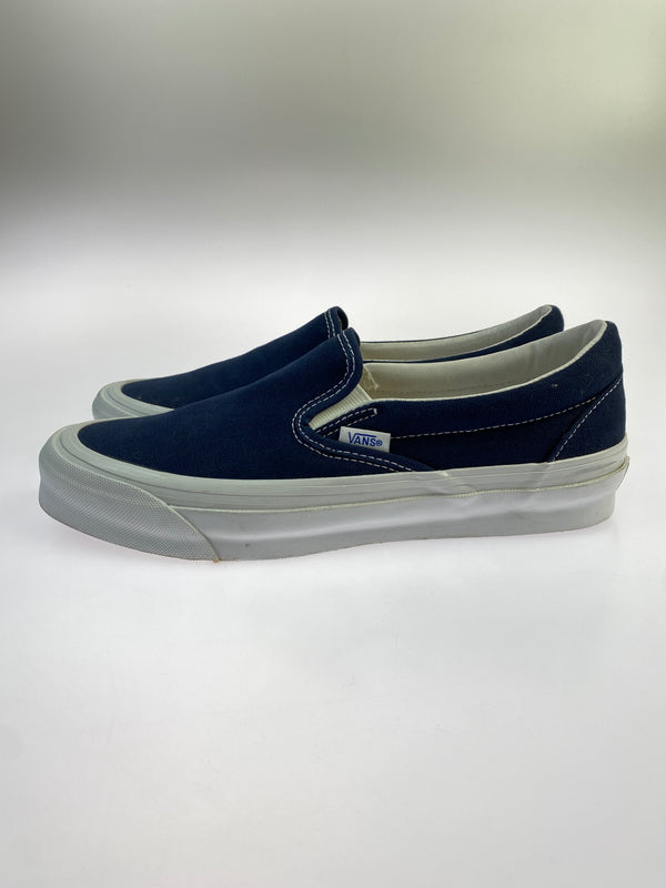【中古品】【メンズ】 VANS バンズ OG CLASSIC SLIP-ON VN0A45JK1X7 オージー クラシック スリッポン メンズ スニーカー シューズ 靴 ヴァンズ 163-260621-em-08-min サイズ：26.0cm カラー：ネイビー 万代Net店