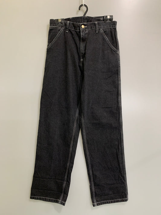 【中古品】【メンズ】 CARHARTT カーハート WIP SIMPLE PANTS ダブリューアイピー シンプルパンツ IO22947 メンズ ボトムス デニム パンツ 153-260621-hu-26-min サイズ：30×32 カラー：ブラック 万代Net店