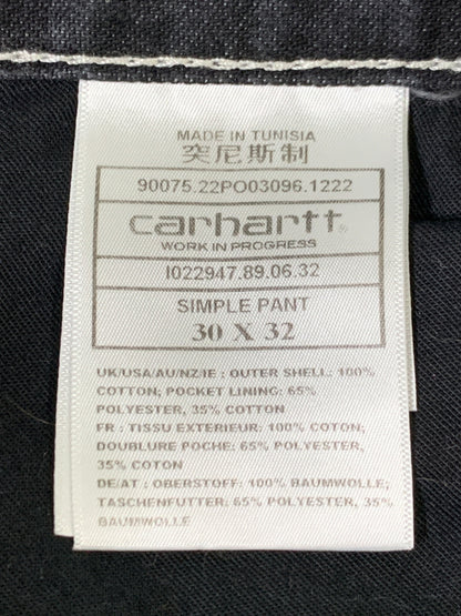 【中古品】【メンズ】 CARHARTT カーハート WIP SIMPLE PANTS ダブリューアイピー シンプルパンツ IO22947 メンズ ボトムス デニム パンツ 153-260621-hu-26-min サイズ：30×32 カラー：ブラック 万代Net店