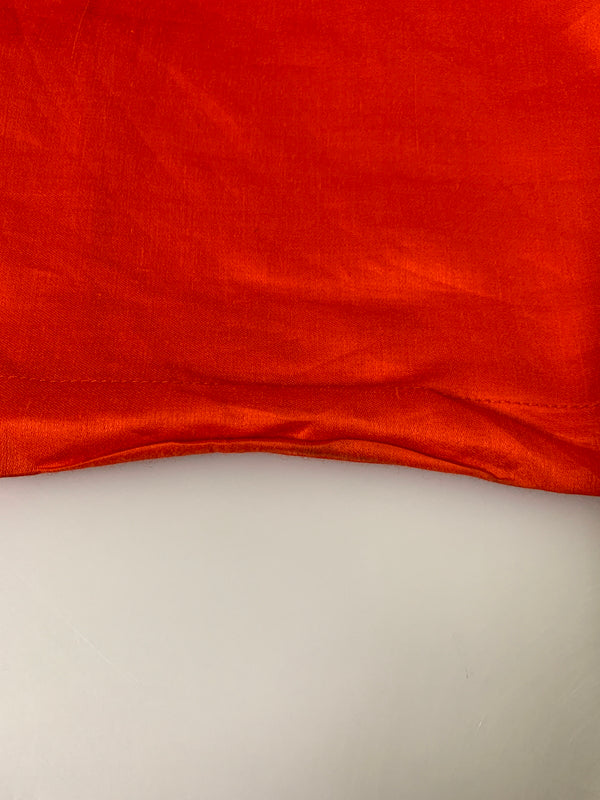 【中古品】【メンズ】 STOF ストフ TRIPLE TUCK LINEN PANTS トリプル タック リネン パンツ ボトムス メンズ ワイドパンツ 151-260621-hu-05-min サイズ：M カラー：レッド 万代Net店