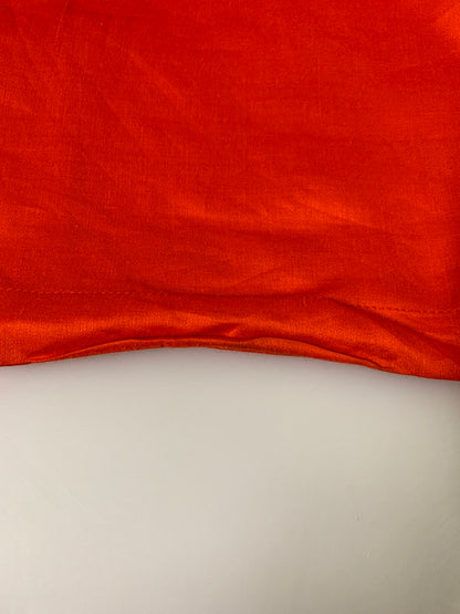 【中古品】【メンズ】 STOF ストフ TRIPLE TUCK LINEN PANTS トリプル タック リネン パンツ ボトムス メンズ ワイドパンツ 151-260621-hu-05-min サイズ：M カラー：レッド 万代Net店