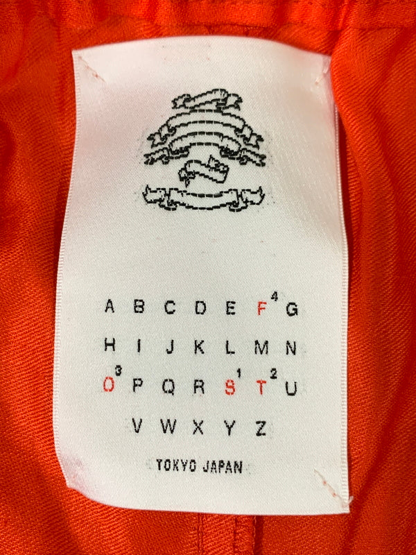 【中古品】【メンズ】 STOF ストフ TRIPLE TUCK LINEN PANTS トリプル タック リネン パンツ ボトムス メンズ ワイドパンツ 151-260621-hu-05-min サイズ：M カラー：レッド 万代Net店