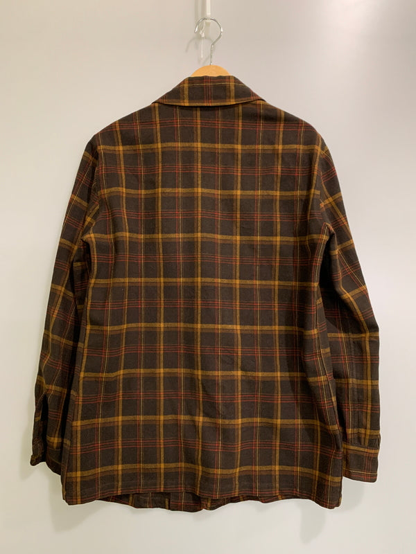 【中古品】【メンズ】 PENDLETON ペンドルトン 60S WOOL CHECK JACKET 60年代 ウール チェック ジャケット ヴィンテージ メンズ アウター 146-260621-hu-01-min サイズ：S カラー：ブラウン系（チェック柄） 万代Net店