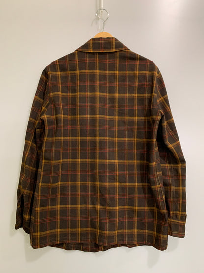 【中古品】【メンズ】 PENDLETON ペンドルトン 60S WOOL CHECK JACKET 60年代 ウール チェック ジャケット ヴィンテージ メンズ アウター 146-260621-hu-01-min サイズ：S カラー：ブラウン系（チェック柄） 万代Net店