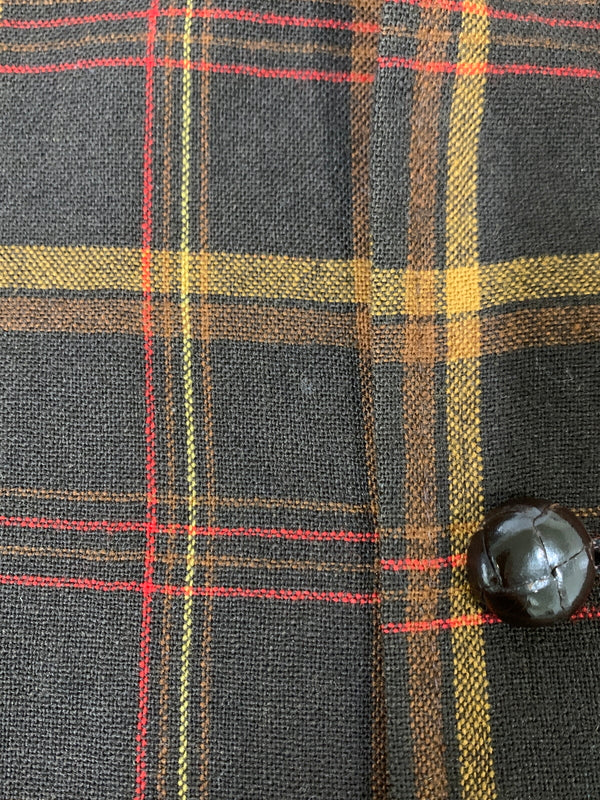 【中古品】【メンズ】 PENDLETON ペンドルトン 60S WOOL CHECK JACKET 60年代 ウール チェック ジャケット ヴィンテージ メンズ アウター 146-260621-hu-01-min サイズ：S カラー：ブラウン系（チェック柄） 万代Net店