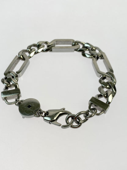 【中古品】【メンズ/レディース】 DIESEL ディーゼル CHAIN BRACELET チェーン ブレスレット アクセサリー 193-260621-em-14-min カラー：シルバー 万代Net店