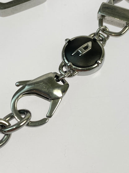【中古品】【メンズ/レディース】 DIESEL ディーゼル CHAIN BRACELET チェーン ブレスレット アクセサリー 193-260621-em-14-min カラー：シルバー 万代Net店