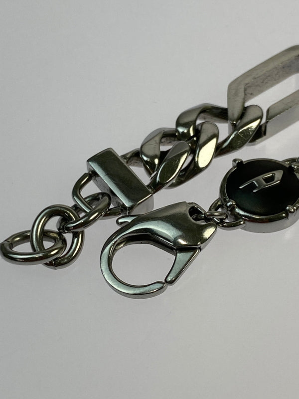 【中古品】【メンズ/レディース】 DIESEL ディーゼル CHAIN BRACELET チェーン ブレスレット アクセサリー 193-260621-em-14-min カラー：シルバー 万代Net店