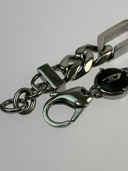 【中古品】【メンズ/レディース】 DIESEL ディーゼル CHAIN BRACELET チェーン ブレスレット アクセサリー 193-260621-em-14-min カラー：シルバー 万代Net店