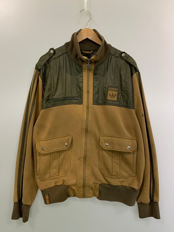 【現状渡し品】【メンズ】 ADIDAS アディダス 3POCKET JACKET ジャケット メンズ アウター 146-260625-hu-19-min サイズ：L カラー：ブラウン系 万代Net店