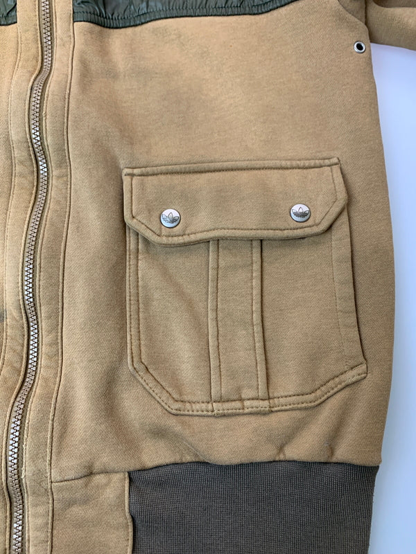 【現状渡し品】【メンズ】 ADIDAS アディダス 3POCKET JACKET ジャケット メンズ アウター 146-260625-hu-19-min サイズ：L カラー：ブラウン系 万代Net店