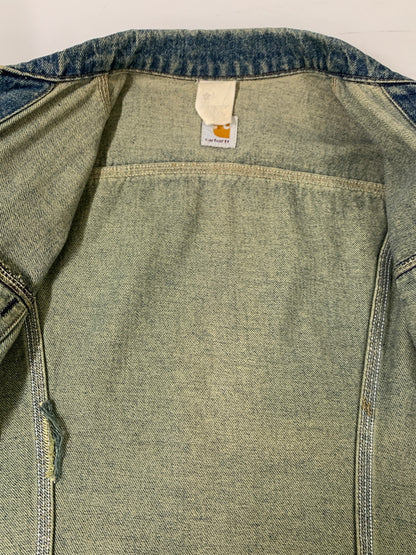 【中古品】【メンズ】 CARHARTT カーハート 90S DENIM JACKET 90年代 デニムジャケット メンズ アウター ヴィンテージ Gジャン 146-260621-hu-02-min カラー：インディゴ 万代Net店