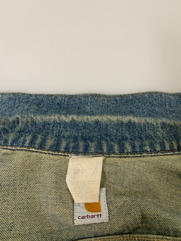 【中古品】【メンズ】 CARHARTT カーハート 90S DENIM JACKET 90年代 デニムジャケット メンズ アウター ヴィンテージ Gジャン 146-260621-hu-02-min カラー：インディゴ 万代Net店