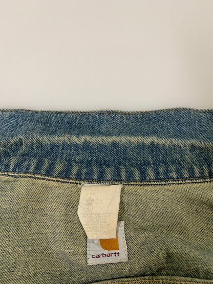 【中古品】【メンズ】 CARHARTT カーハート 90S DENIM JACKET 90年代 デニムジャケット メンズ アウター ヴィンテージ Gジャン 146-260621-hu-02-min カラー：インディゴ 万代Net店