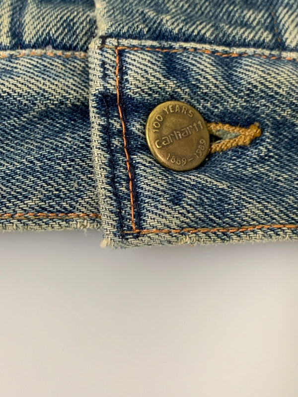 【中古品】【メンズ】 CARHARTT カーハート 90S DENIM JACKET 90年代 デニムジャケット メンズ アウター ヴィンテージ Gジャン 146-260621-hu-02-min カラー：インディゴ 万代Net店