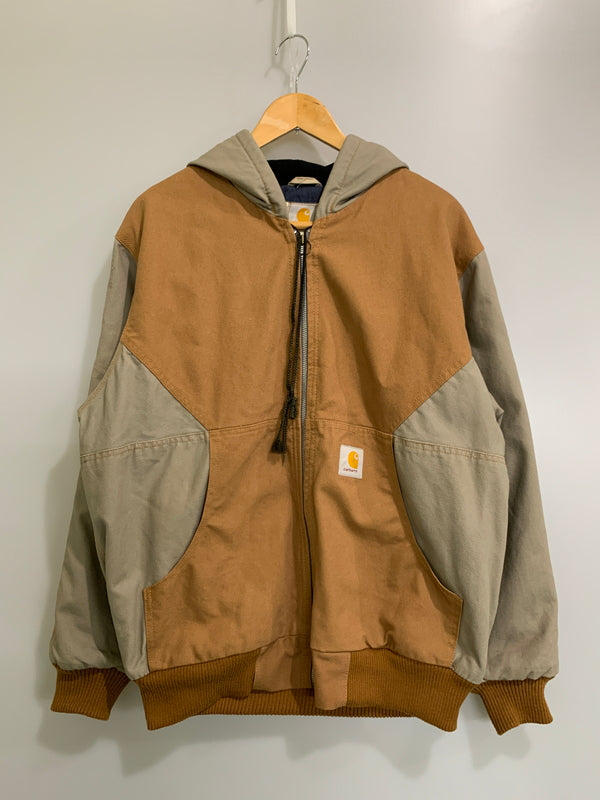 【中古品】【メンズ】 CARHARTT カーハート ツギハギ ACTIVE JACKET アクティブ ジャケット メンズ アウター 146-260621-hu-17-min カラー：ブラウン系 万代Net店