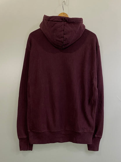 【中古品】【メンズ】 CHAMPION チャンピオン REVERSE WEAVE HOODIE リバースウィーブ フーディ スウェット パーカー 長袖 ロングスリーブ 148-260724-hu-14-min サイズ：L カラー：ボルドー系 万代Net店