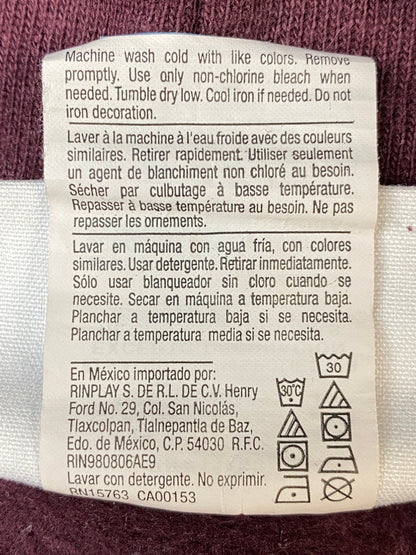 【中古品】【メンズ】 CHAMPION チャンピオン REVERSE WEAVE HOODIE リバースウィーブ フーディ スウェット パーカー 長袖 ロングスリーブ 148-260724-hu-14-min サイズ：L カラー：ボルドー系 万代Net店