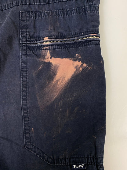【現状渡し品】【メンズ】 OLD STUSSY オールドステューシー 90-00's CARGO PANTS 90年代 カーゴパンツ ボトムス 153-260623-yn-21-min サイズ：36 カラー：ネイビー 万代Net店