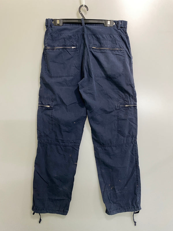 【現状渡し品】【メンズ】 OLD STUSSY オールドステューシー 90-00's CARGO PANTS 90年代 カーゴパンツ ボトムス 153-260623-yn-21-min サイズ：36 カラー：ネイビー 万代Net店