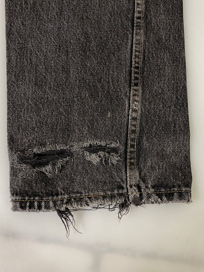 【現状渡し品】【メンズ】 LEVI'S リーバイス 90's 501 BLACK DENIM PANTS 90年代 ブラックデニムパンツ ボトムス 157-260623-yn-20-min サイズ：W34 L32 カラー：ブラック 万代Net店