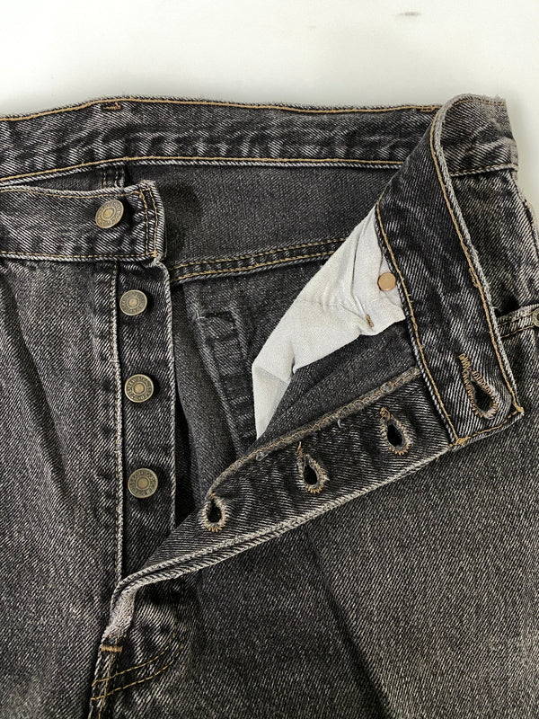 【現状渡し品】【メンズ】 LEVI'S リーバイス 90's 501 BLACK DENIM PANTS 90年代 ブラックデニムパンツ ボトムス 157-260623-yn-20-min サイズ：W34 L32 カラー：ブラック 万代Net店