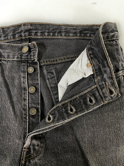 【現状渡し品】【メンズ】 LEVI'S リーバイス 90's 501 BLACK DENIM PANTS 90年代 ブラックデニムパンツ ボトムス 157-260623-yn-20-min サイズ：W34 L32 カラー：ブラック 万代Net店