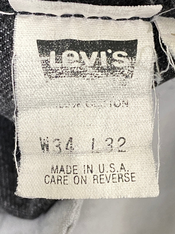 【現状渡し品】【メンズ】 LEVI'S リーバイス 90's 501 BLACK DENIM PANTS 90年代 ブラックデニムパンツ ボトムス 157-260623-yn-20-min サイズ：W34 L32 カラー：ブラック 万代Net店