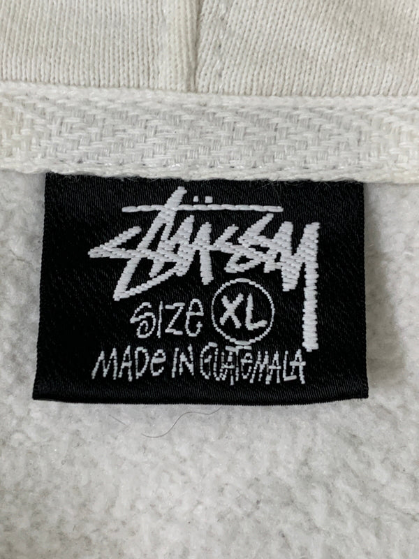 【現状渡し品】【メンズ】 STUSSY ステューシー SEROTONIN APPLIQUE HOODIE セロトニン アップリケ フーディ メンズ パーカー プルオーバー 142-260621-hu-31-min サイズ：XL カラー：ホワイト 万代Net店