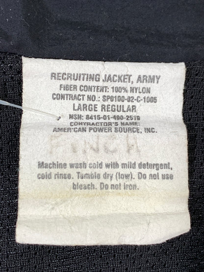 【中古品】【メンズ】 U.S.ARMY US アーミー TRAINING JACKET トレーニング ジャケット 上着 146-260812-hu-19-min サイズ：LARGE REGULAR カラー：ブラック/イエロー 万代Net店
