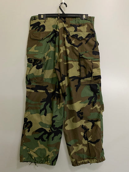 【中古品】【メンズ】 U.S.ARMY アメリカ陸軍 80's CARGO PANTS 80年代 カーゴパンツ ボトムス 157-260623-yn-22-min サイズ：MEDIUM-SHORT カラー：カモフラージュ 万代Net店