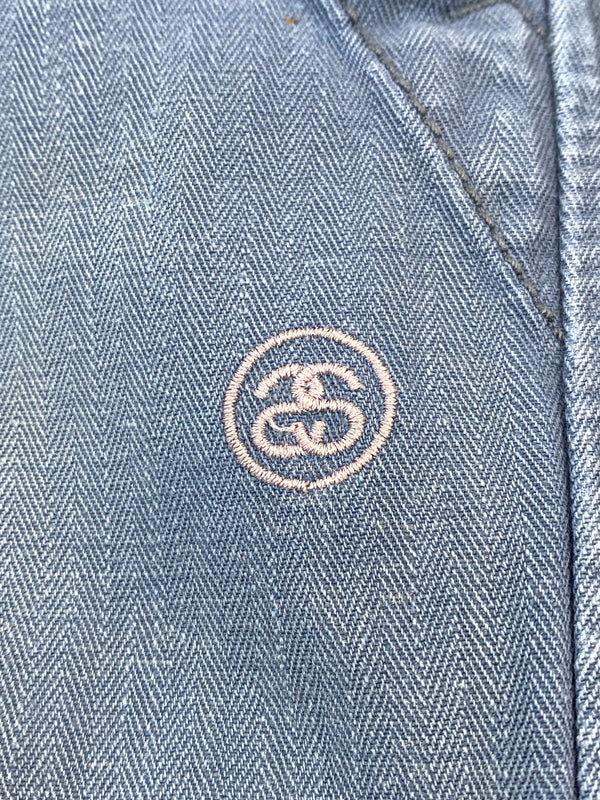 【現状渡し品】【メンズ】 STUSSY ステューシー × DICKIES PAINTER PANTS ディッキーズ ペインターパンツ ボトムス 153-260626-yn-27-min サイズ：表記不明 下記参照 カラー：ブルー系 万代Net店