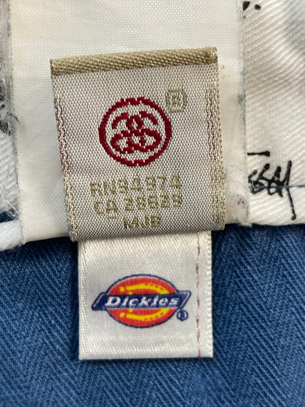 【現状渡し品】【メンズ】 STUSSY ステューシー × DICKIES PAINTER PANTS ディッキーズ ペインターパンツ ボトムス 153-260626-yn-27-min サイズ：表記不明 下記参照 カラー：ブルー系 万代Net店