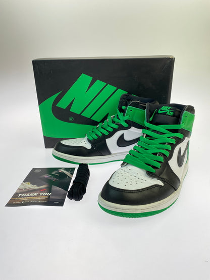 【中古品】【メンズ】 NIKE ナイキ AIR JORDAN 1 RETRO HIGH OG "CELTICS BLACK AND LUCK エアジョーダン 1 レトロ ハイ OG DZ5485-031 靴 シューズ スニーカー 160-260624-hu-02-min サイズ：26.5cm US8.5 カラー：ブラック/グリーン/ホワイト 万代Net店