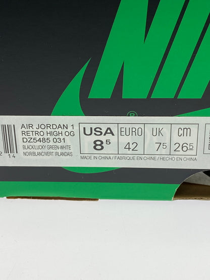 【中古品】【メンズ】 NIKE ナイキ AIR JORDAN 1 RETRO HIGH OG "CELTICS BLACK AND LUCK エアジョーダン 1 レトロ ハイ OG DZ5485-031 靴 シューズ スニーカー 160-260624-hu-02-min サイズ：26.5cm US8.5 カラー：ブラック/グリーン/ホワイト 万代Net店