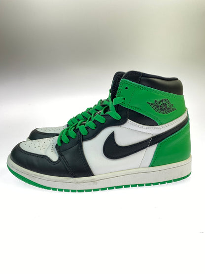 【中古品】【メンズ】 NIKE ナイキ AIR JORDAN 1 RETRO HIGH OG "CELTICS BLACK AND LUCK エアジョーダン 1 レトロ ハイ OG DZ5485-031 靴 シューズ スニーカー 160-260624-hu-02-min サイズ：26.5cm US8.5 カラー：ブラック/グリーン/ホワイト 万代Net店
