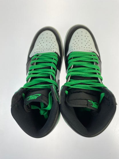 【中古品】【メンズ】 NIKE ナイキ AIR JORDAN 1 RETRO HIGH OG "CELTICS BLACK AND LUCK エアジョーダン 1 レトロ ハイ OG DZ5485-031 靴 シューズ スニーカー 160-260624-hu-02-min サイズ：26.5cm US8.5 カラー：ブラック/グリーン/ホワイト 万代Net店