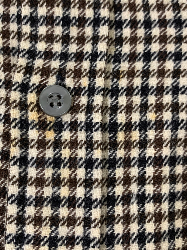 【現状渡し品】【メンズ】 PENDLETON ペンドルトン 70S USA製 WOOL LS CHECK SHIRT 70年代 USA製 アメリカ製 ウール 長袖 チェックシャツ メンズ トップス ヴィンテージ 144-260621-hu-18-min サイズ：M カラー：ブラウン/ブラック（チェック） 万代Net店
