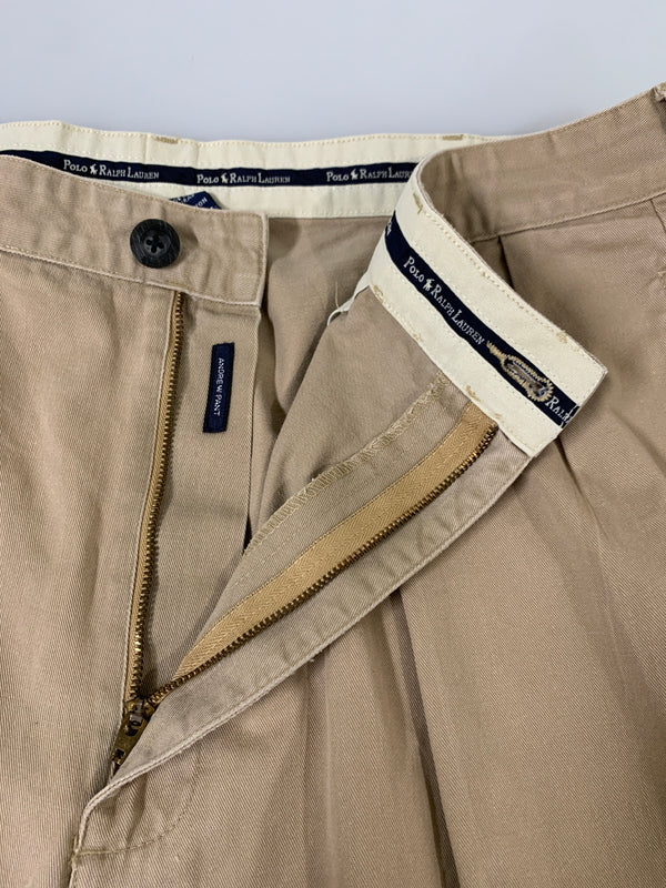 【現状渡し品】【メンズ】 POLO RALPH LAUREN ポロ ラルフローレン ANDREW PANTS アンドリュー パンツ メンズ ボトムス チノパンツ 157-260621-hu-27-min サイズ：38×30 カラー：ベージュ 万代Net店