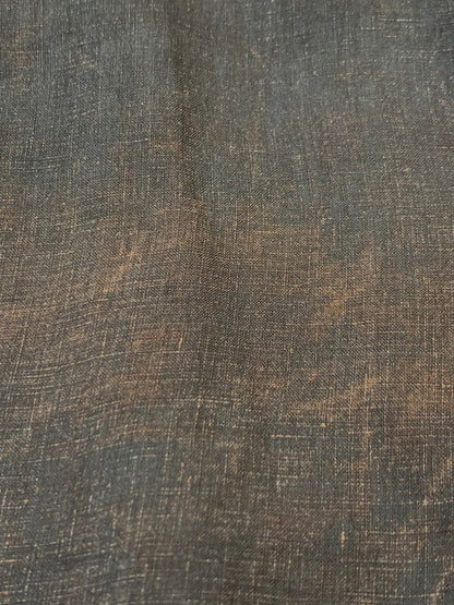 【中古品】【メンズ】 COLINA コリーナ MUDDYED LINEN GRANDPA SHIRTS 211SH09 マディッド リネン グランパ シャツ 長袖シャツ トップス 140-260623-yn-27-min サイズ：L カラー：ダークブラウン 万代Net店